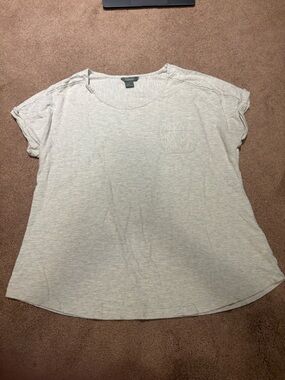 Natural reflections Basic Light Gray Short Sleeve Tee size xl